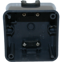 Haba Aufbaudose mit Zugentlastung C-Line f&uuml;r Steckdosen und Schalter schwarz