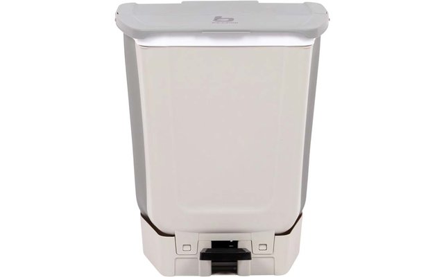 Product afbeelding Bo-Camp faltbarer Abfalleimer mit Pedal grau 15 Liter 1