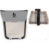Kleine productafbeelding Bo-Camp faltbarer Abfalleimer mit Pedal grau 15 Liter 1