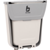 Kleine productafbeelding Bo-Camp faltbarer Abfalleimer mit Pedal grau 15 Liter 1