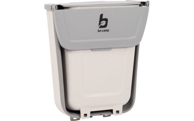 Product afbeelding Bo-Camp faltbarer Abfalleimer mit Pedal grau 15 Liter 1