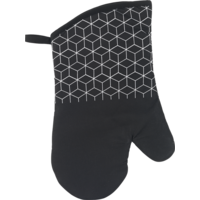 Guante metaltex para horno / barbacoa m&aacute;x. 250 &deg;C negro