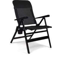 Dometic Florence Camping-Klappstuhl 7-fach verstellbar bis 120 kg schwarz