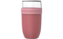 753878 869039 - Juego de tazas Lunchpot Ellipse XL de Mepal / Taza para aperitivos y muesli a prueba de fugas