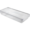 Transparente rechteckige Kunststoffbox mit Deckel