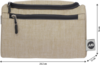 Berger Premium Washbag Kulturbeutel beige