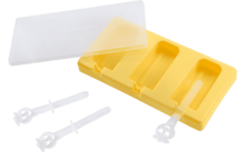 869717 - Metaltex Fun Kitchen Eislollyformer für 3 Eislollys mit Silikonform und Deckel