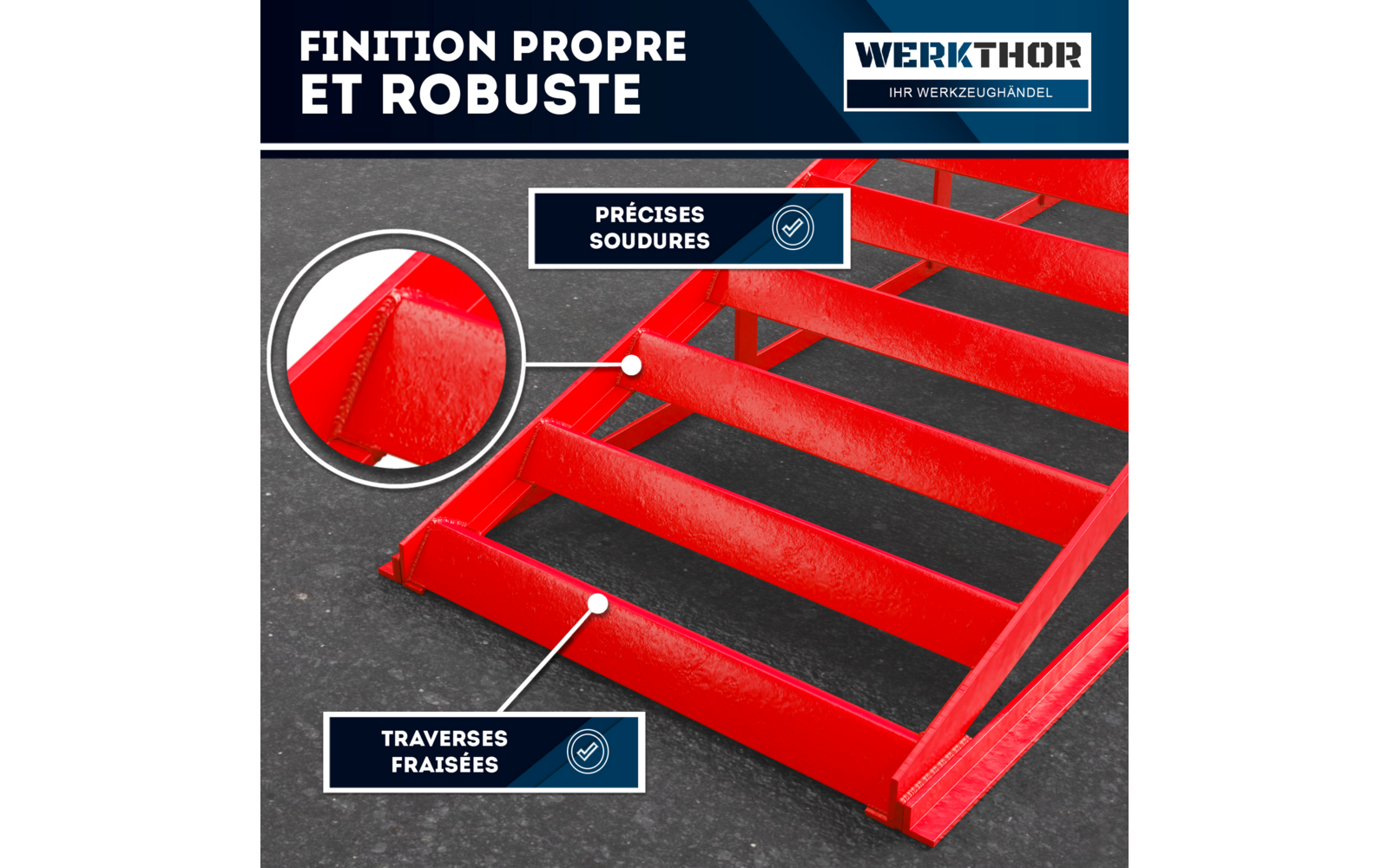 Produktbild Werkthor KFZ Auffahrrampen Set bis 3 Tonnen  1
