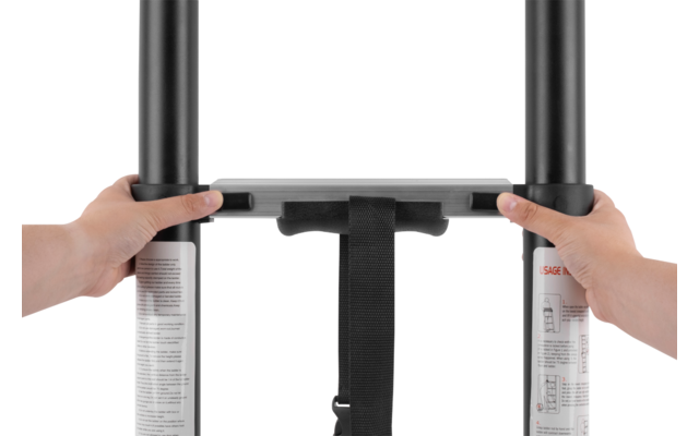 Product afbeelding Brunner Laddy Alcove Air Teleskopleiter aluminium 210 cm 1