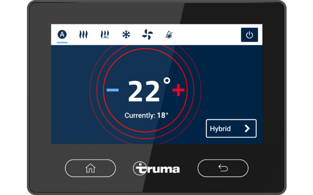 Produktbild Truma iNet X Panel 2 Bediensystem mit Touchscreen & Bluetooth 4,3 Zoll f&uuml;r alle iNet X-f&auml;higen Ger&auml;te 1