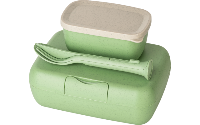 Produktbild Koziol Candy Ready Lunchbox Set 5 teilig mit 3 teiligem Besteck / Box Candy L / Dose Candy S auslaufsicher 1