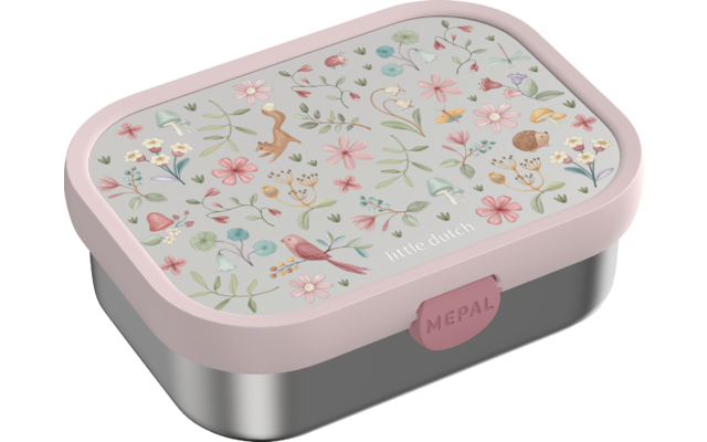 Produktbild Mepal Campus Brotdose Edelstahl mit Bento-Einsatz und Gabel 750 ml 1