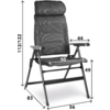 Kleines Produktbild Brunner Aravel Vitachic H2L Campingstuhl verstellbar 1