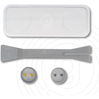 Gelmags Nano-Gel-Leiste 2.0 mit MagSpike 4-teilig wei&szlig;