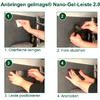 Kleines Produktbild Gelmags Nano-Gel-Leiste 2.0 mit MagSpike 4-teilig 1