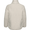 Beige Pullover mit Rollkragen von hinten