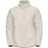 Beige Jacke mit Reißverschluss und Stehkragen