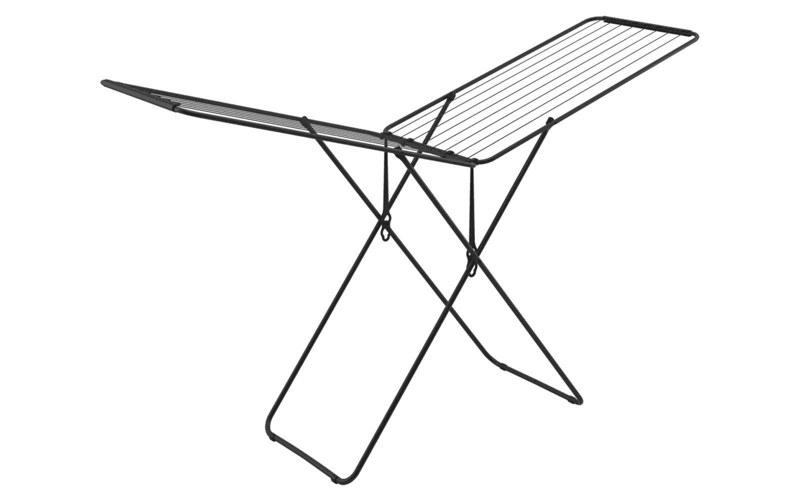 Image du produit Metaltex Horizon ONYX Fl&uuml;gelw&auml;schetrockner 22 m schwarz h&ouml;henverstellbar 1