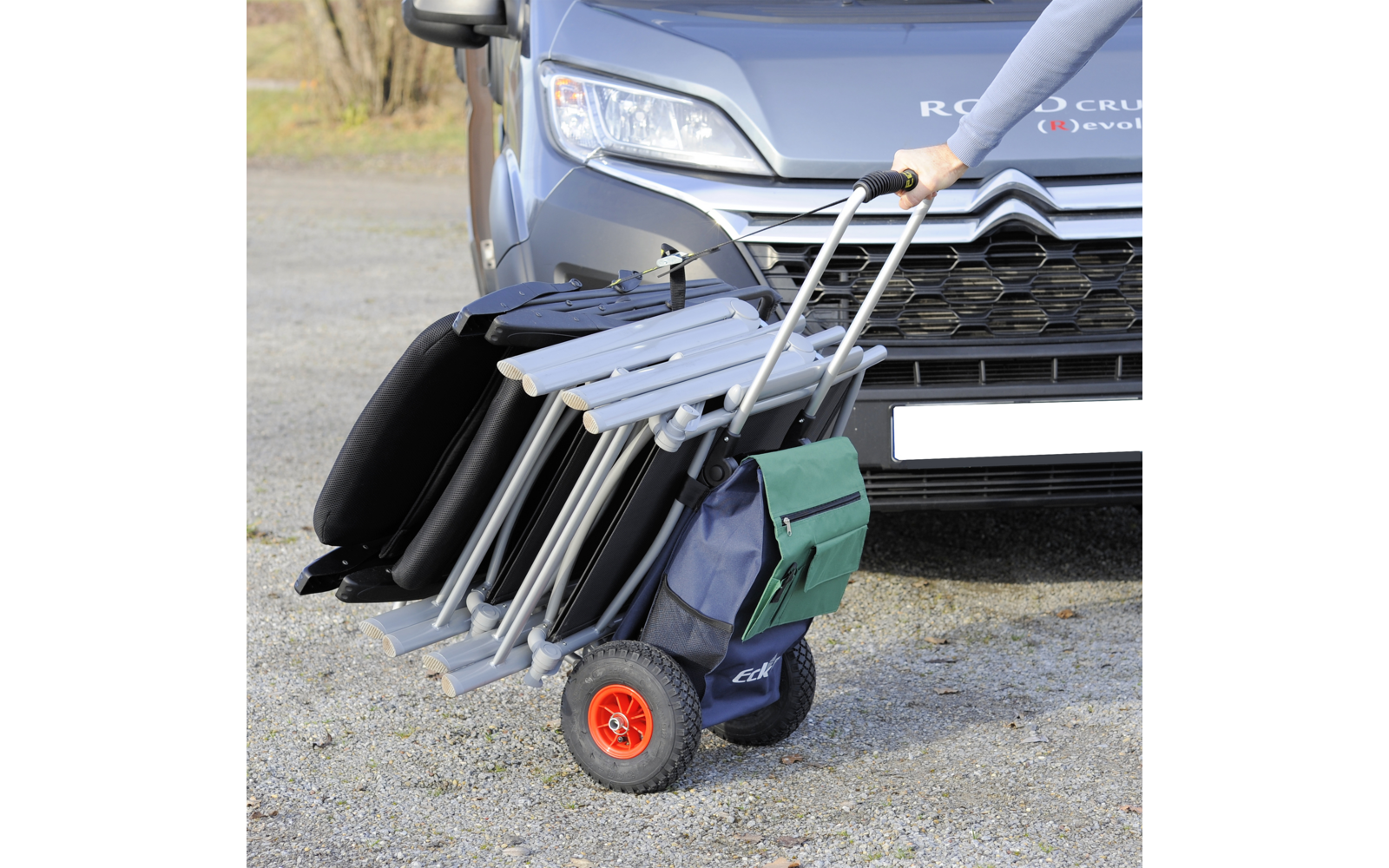 Produktbild Eckla Campingboy 2 Transportwagen mit pannensicherem Rad 200 mm 1