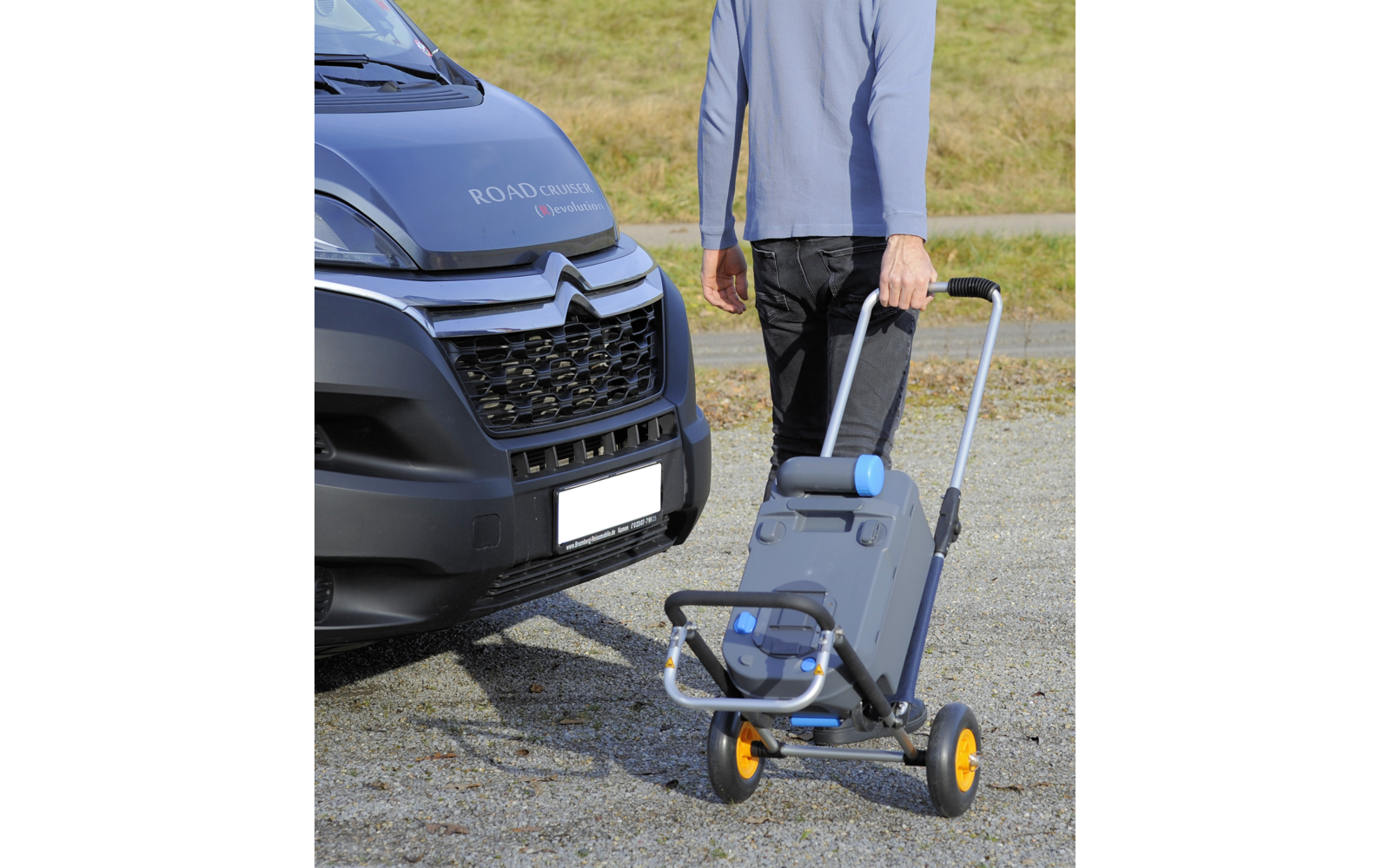 Produktbild Eckla Campingboy 2 Transportwagen mit pannensicherem Rad 200 mm 1