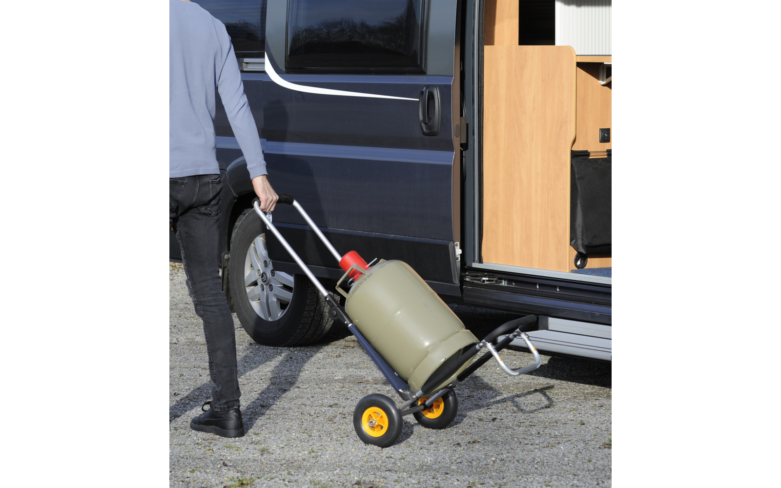 Produktbild Eckla Campingboy 2 Transportwagen mit pannensicherem Rad 200 mm 1