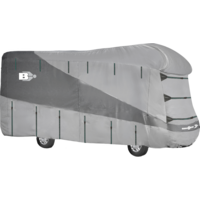 Brunner Camper Cover Polycoat 650 &ndash; 700 cm Wohnmobil-Schutzh&uuml;lle wasserdicht und atmungsaktiv mit Bel&uuml;ftung 7,00 x 2,40 x 2,70 Meter grau