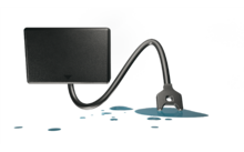 Thitronik Funk Wassermelder 868 Sensor für WiPro III gegen Wasserschäden