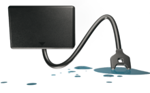 871396 - Thitronik Funk Wassermelder 868 Sensor für WiPro III gegen Wasserschäden