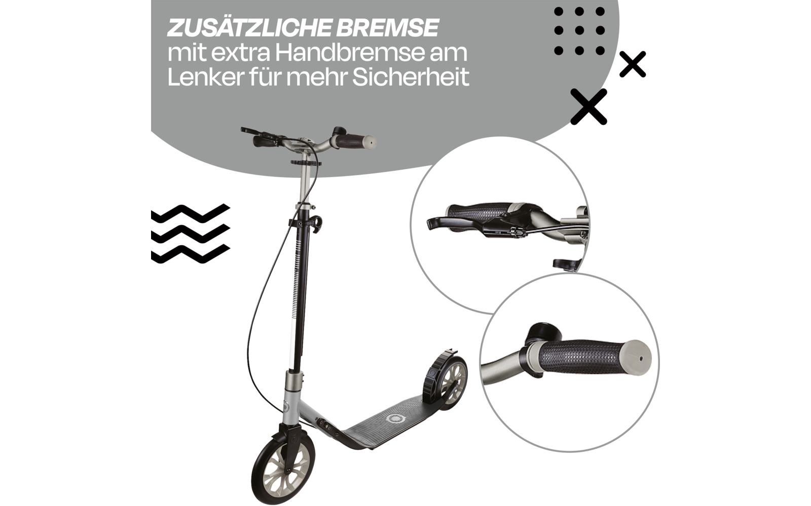 Produktbild Globber One NL 230 Ultimate Zweirad Scooter klappbar mit Handbremse 1