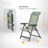 Kleines Produktbild Berger Iseo Luxus Klappstuhl (verschiedene Modelle) 1