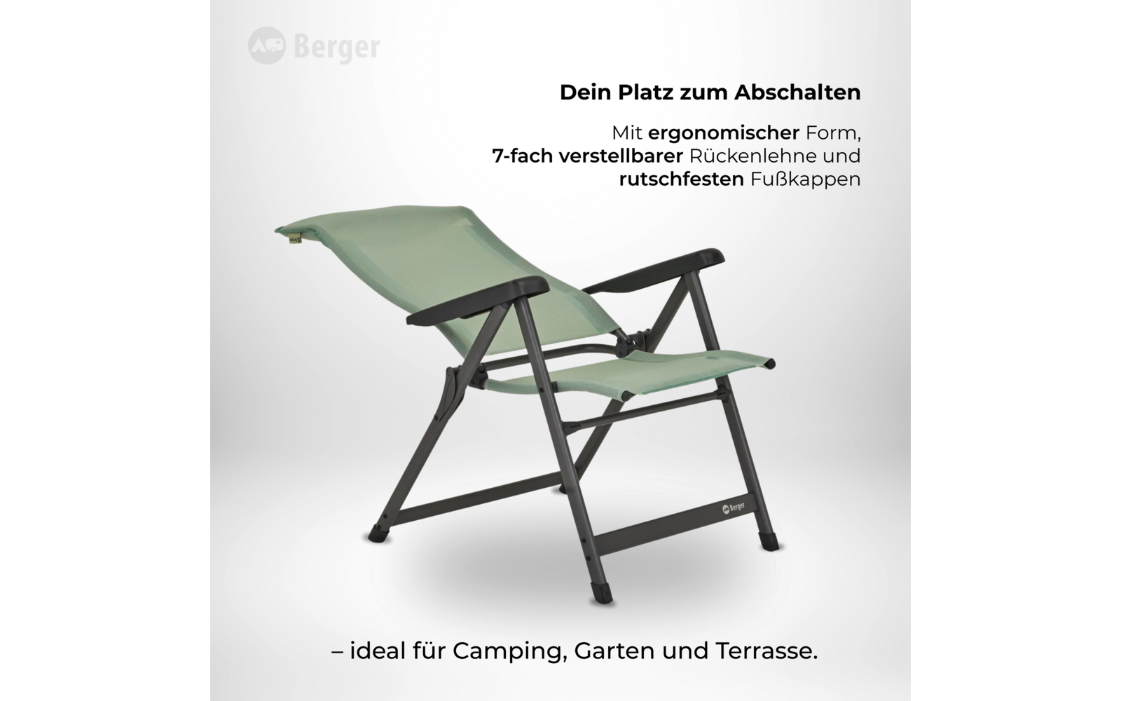 Produktbild Berger Iseo Luxus Klappstuhl (verschiedene Modelle) 1