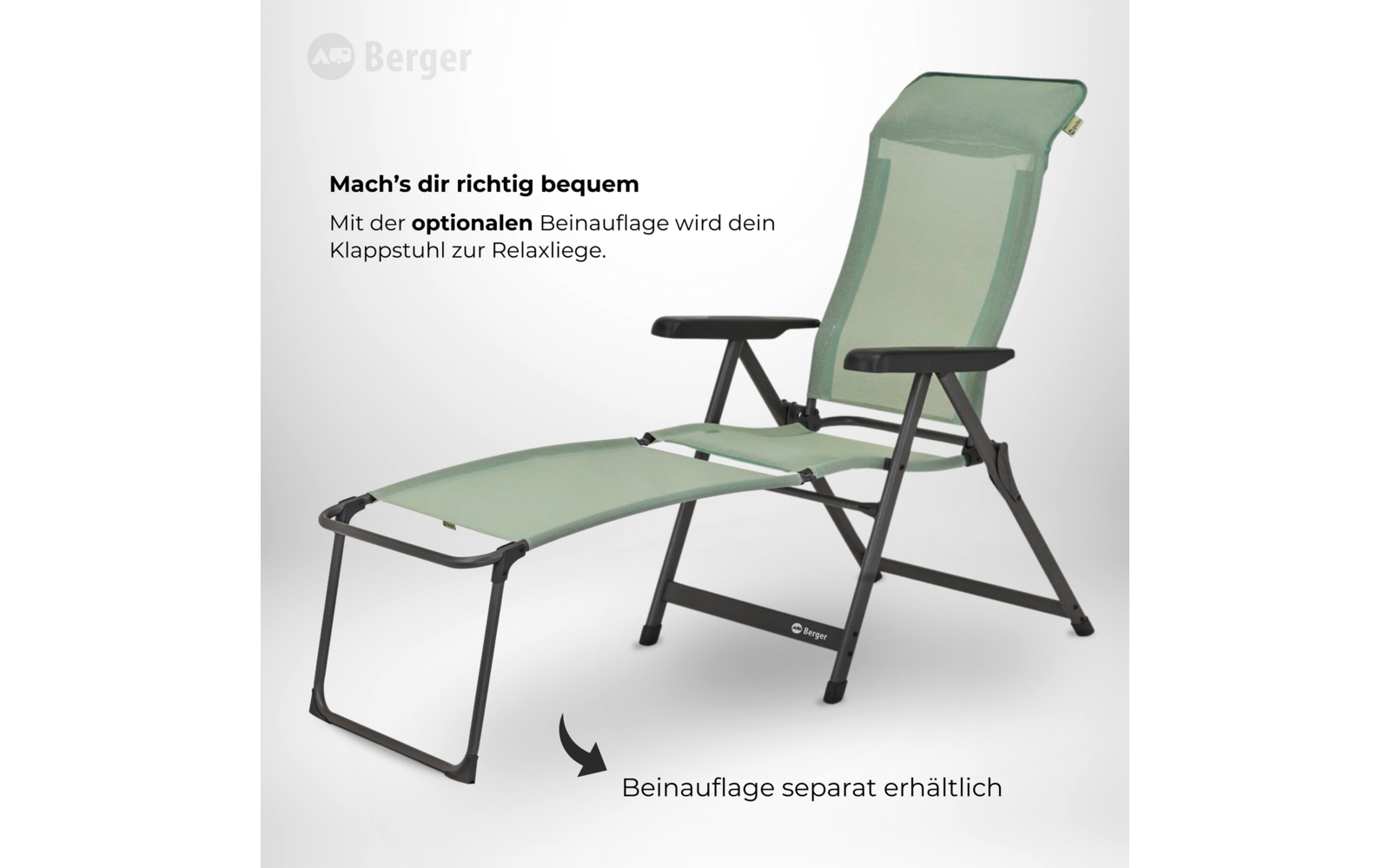 Produktbild Berger Iseo Luxus Klappstuhl (verschiedene Modelle) 1