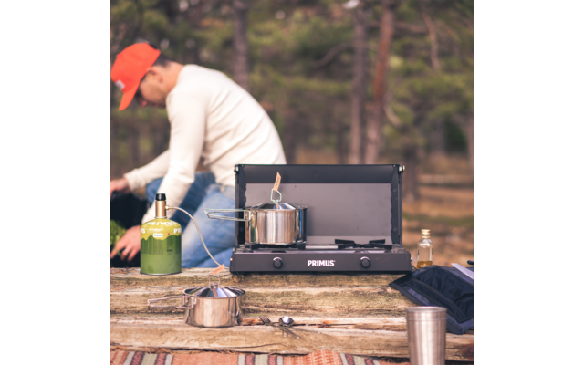 Product afbeelding Primus Kinjia Zwei Flammen Gaskocher 2 x 3000 W 1