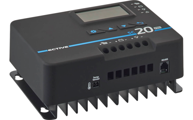 ECTIVE SC 20 Pro Régulateur de charge solaire MPPT 12V/24V 20A