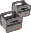 Berger Faltbox Milo mini 2er-Set grau/schwarz