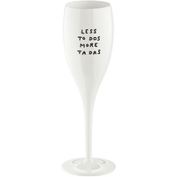 Koziol Cheers No. 1 Less To Dos More Ta Das Sektglas aus Thermoplastik 100 ml