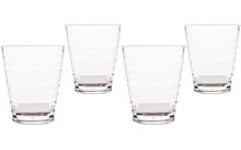 873868 - Bo-Camp Rib Limonadengläser aus MS-Kunststoff im 4er-Set 350 ml