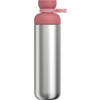 Mepal Vita Edelstahl Trinkflasche aus recyceltem Edelstahl und auslaufsicher 900 ml vivid mauve