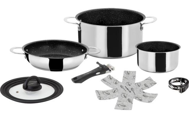 Brunner Academy NG 5 + 1 cooking set 5-piece set with 2 pots and 1 pan