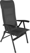 Berger Genova 3D Mesh Klappstuhl-Set mit Beinauflage Anthrazit