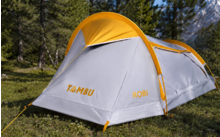 874881 - Tambu Robi 2 Tunnelzelt extraleicht für 2 Personen aus recyceltem Polyester 2.000 mm Wassersäule