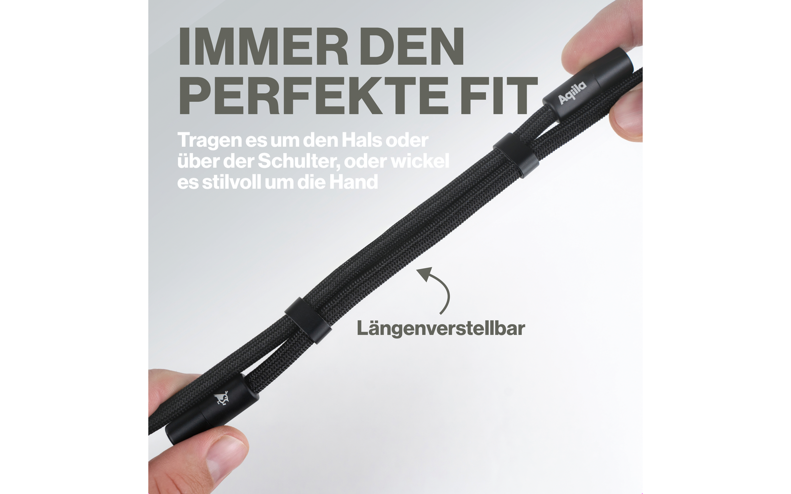 Product afbeelding Aqila Lanyard Power Cable Smartphone-Trageband mit USB-C 60 W 1