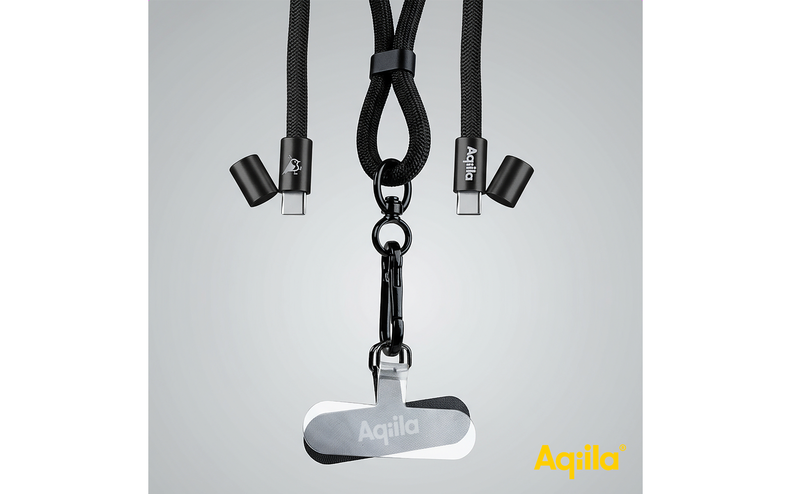 Product afbeelding Aqila Lanyard Power Cable Smartphone-Trageband mit USB-C 60 W 1