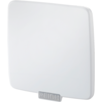 Reich Deckel f&uuml;r Versorgungsklappe mit Verst&auml;rkung Einfach matt wei&szlig;