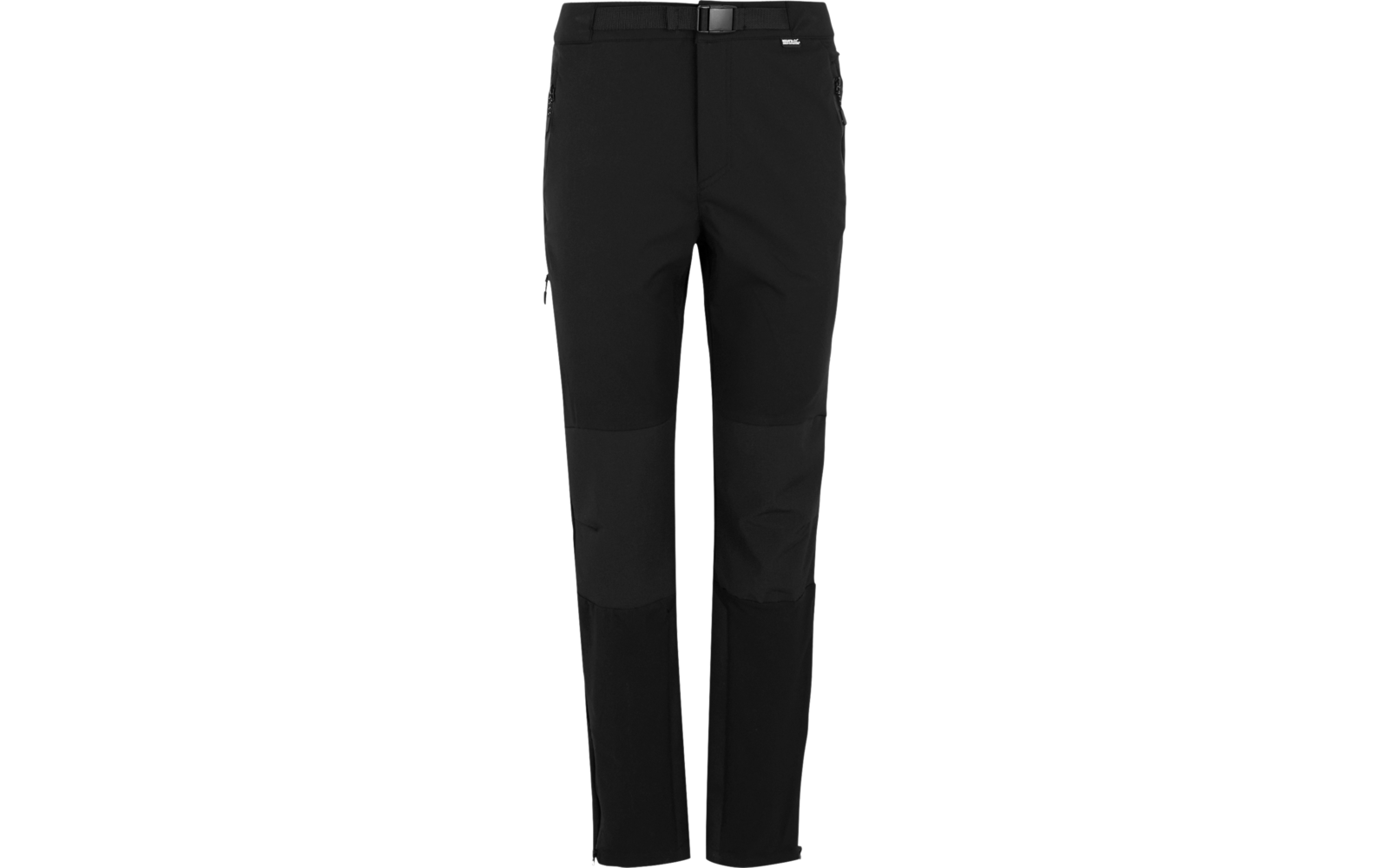 Schwarze Hose, frontal sichtbar, keine weiteren Gegenstände
