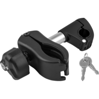 Eufab Fahrradrahmenhalter zur Befestigung an Fahrradtr&auml;gern kurz 12 cm