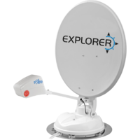 Maxview Explorer 65 cm Twin Auto Skew Satellitenanlage App-gesteuert in wei&szlig;