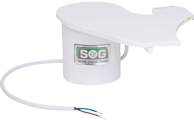 White medical device with digital display and cable