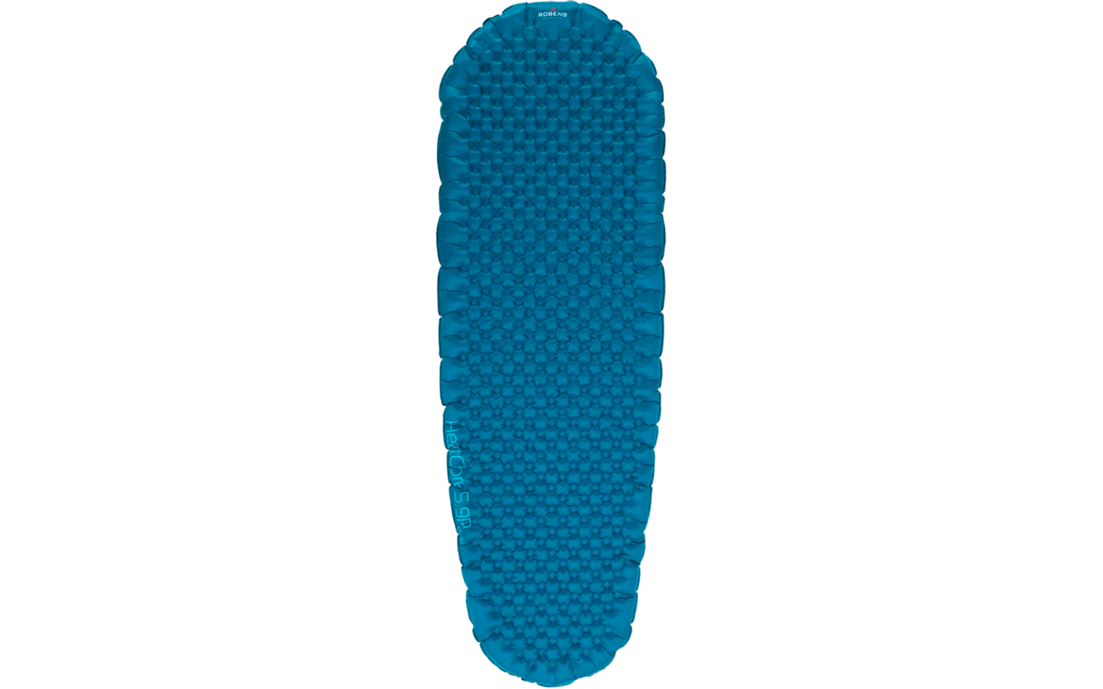 Blauw strijkijzer op witte achtergrond