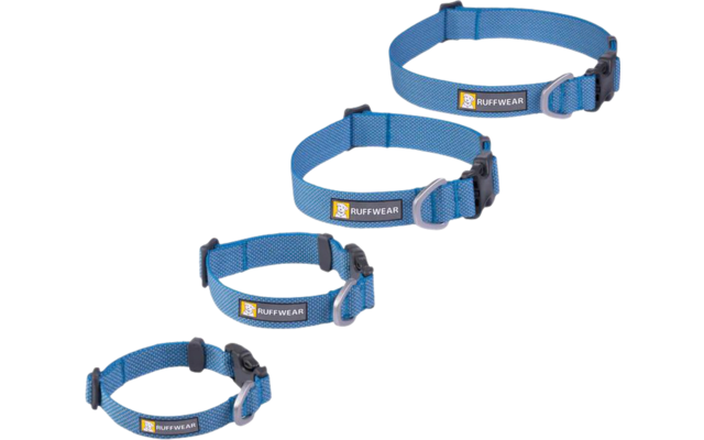 Ruffwear Hi & Light Collar Halsband leicht 28-36  cm blue dusk